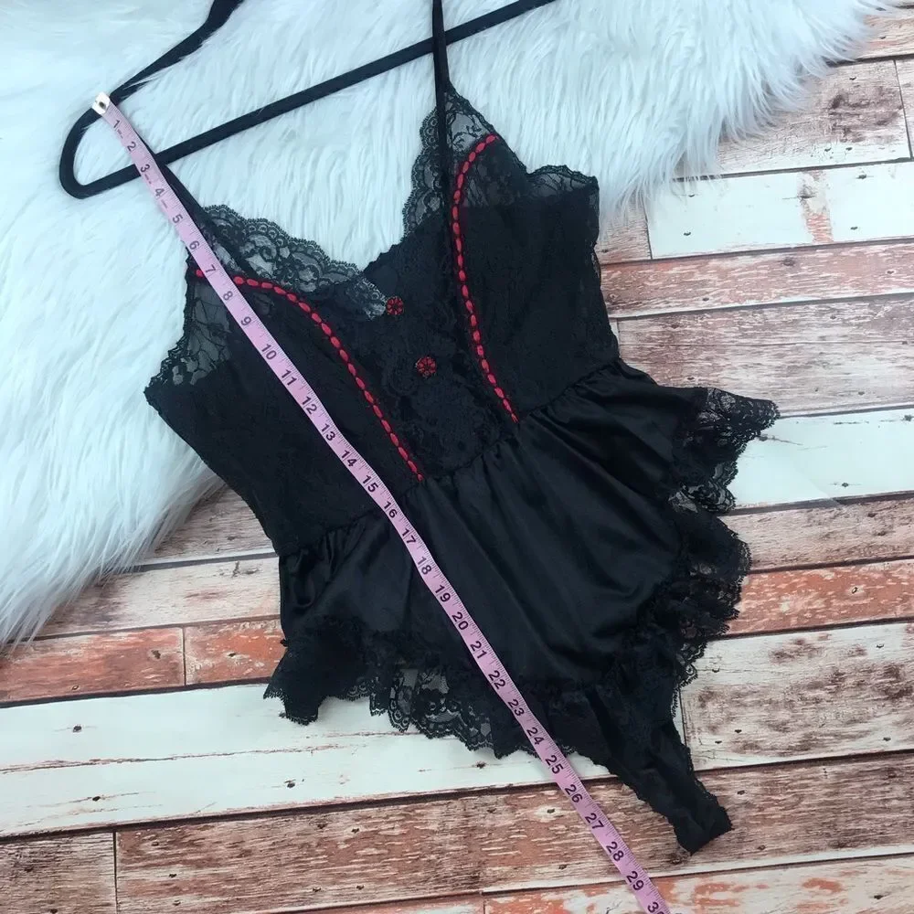 Vintage 1980’s‎ bodysuit lingerie one piece lace - Picture 2 of 5